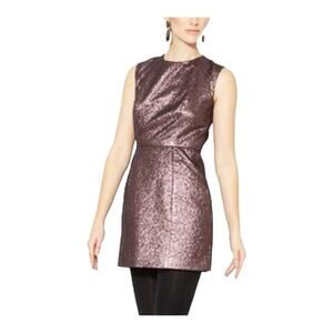 Metallic WHIT Dress Women 8 Purple NWT